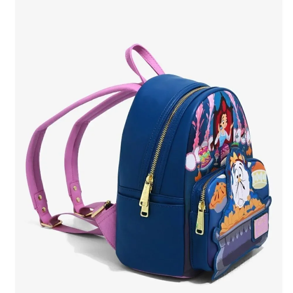 🫖🫖Loungefly Disney Beauty and the Beast Be Our Guest Mini Backpack
